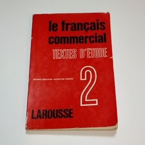 2/$20 Le Francais Commercial Textes D'Etude 2 Paperback Larousse